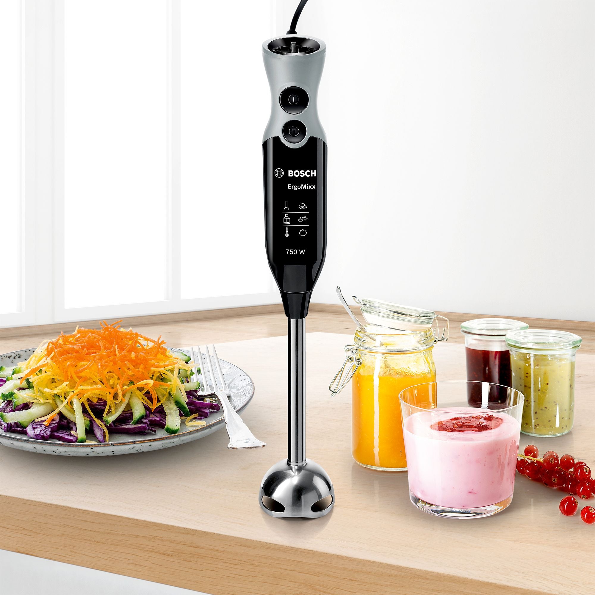 Hand Blender Bosch MSM67170 750W Black Mixing Shredding Brand no brand