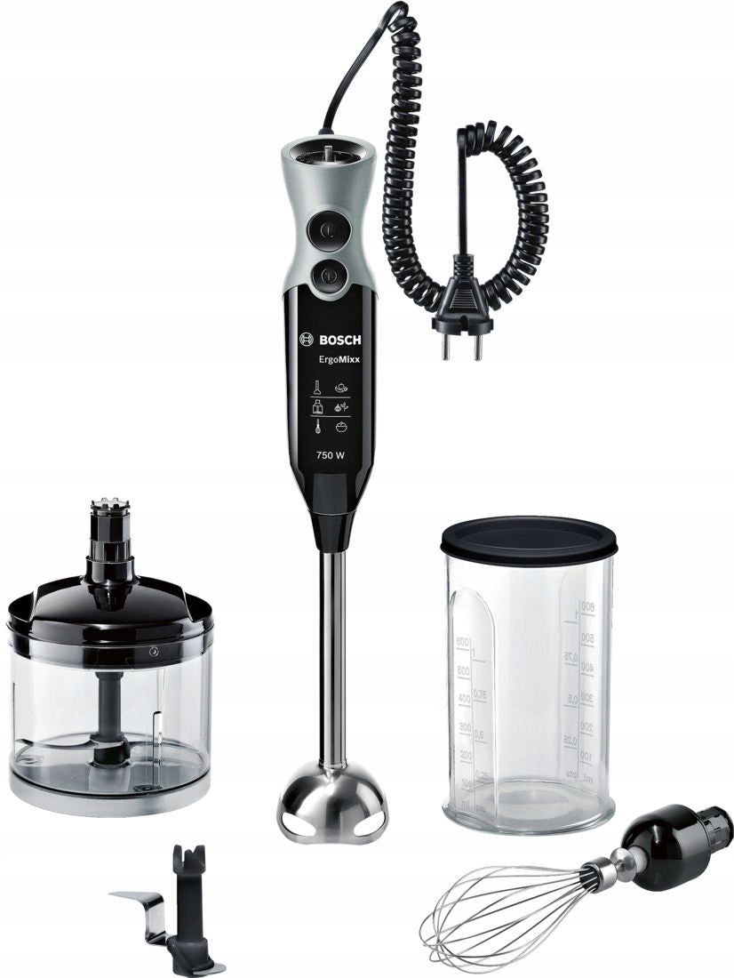 Hand Blender Bosch MSM67170 750W Black Mixing Shredding Manufacturer code MSM67190