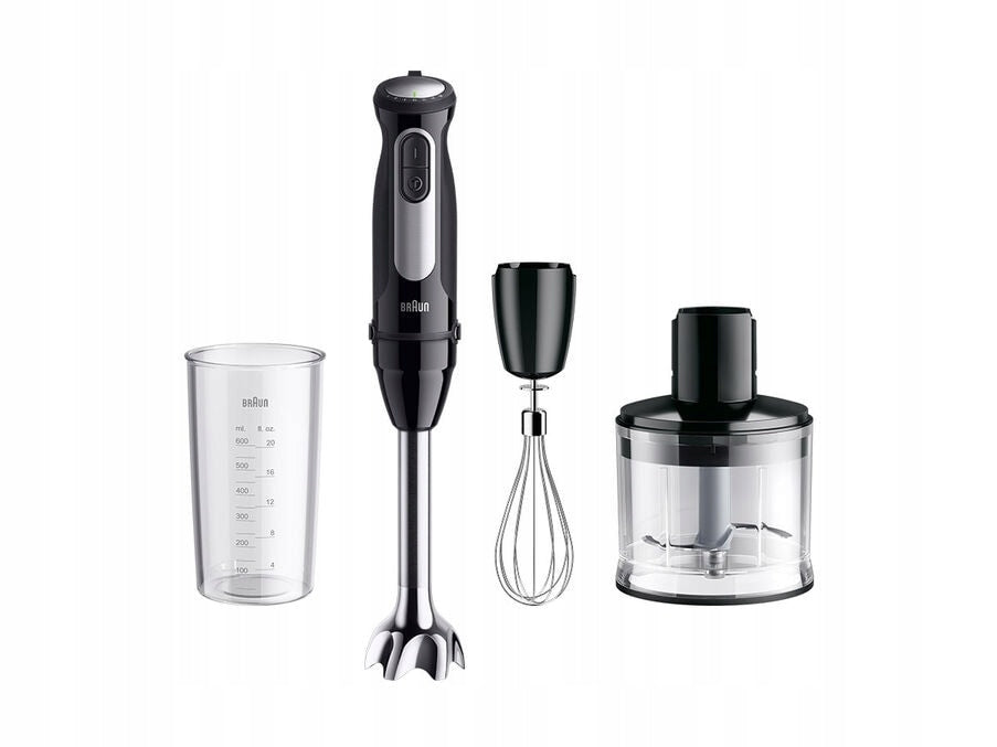 Hand Blender Braun MultiQuick 5 Pro MQ55236M, 1000 W, Black