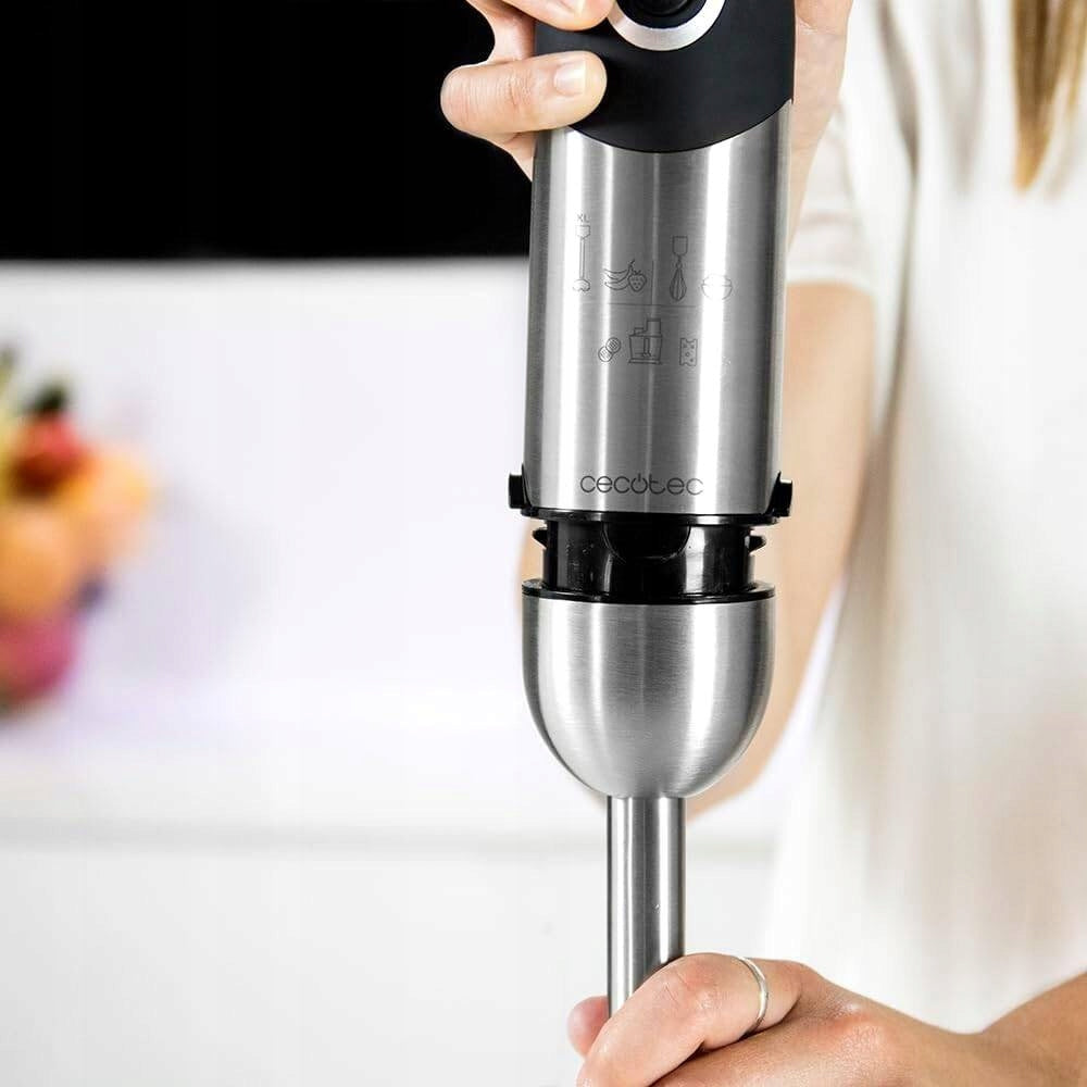 Hand Blender Cecotec Powerful Titanium 1000 Pro Foot XL 1000W Silver Manufacturer code 8435484040631