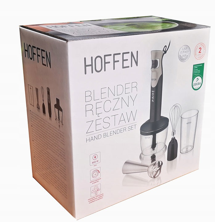 Hand Blender Hoffen HB-2155 3w1 800W Mixing Set Whipping