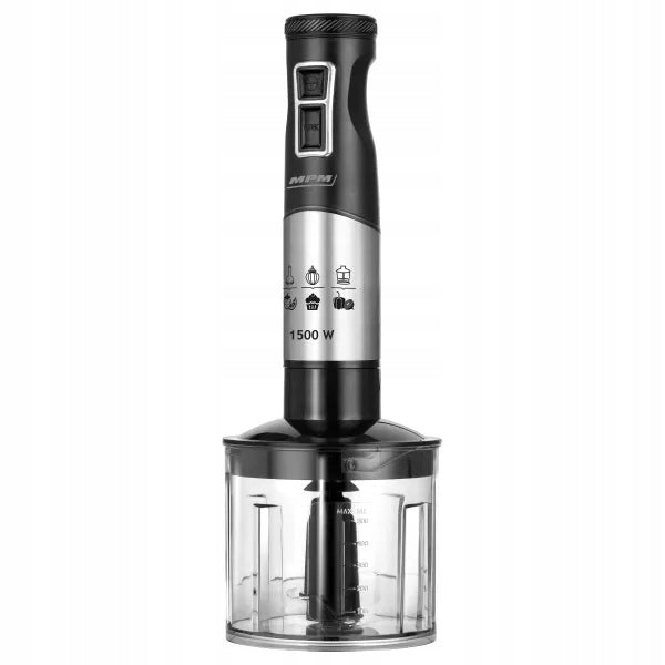 Hand Blender MPM MBL-34 1500W Set Speed Control Packaging status original