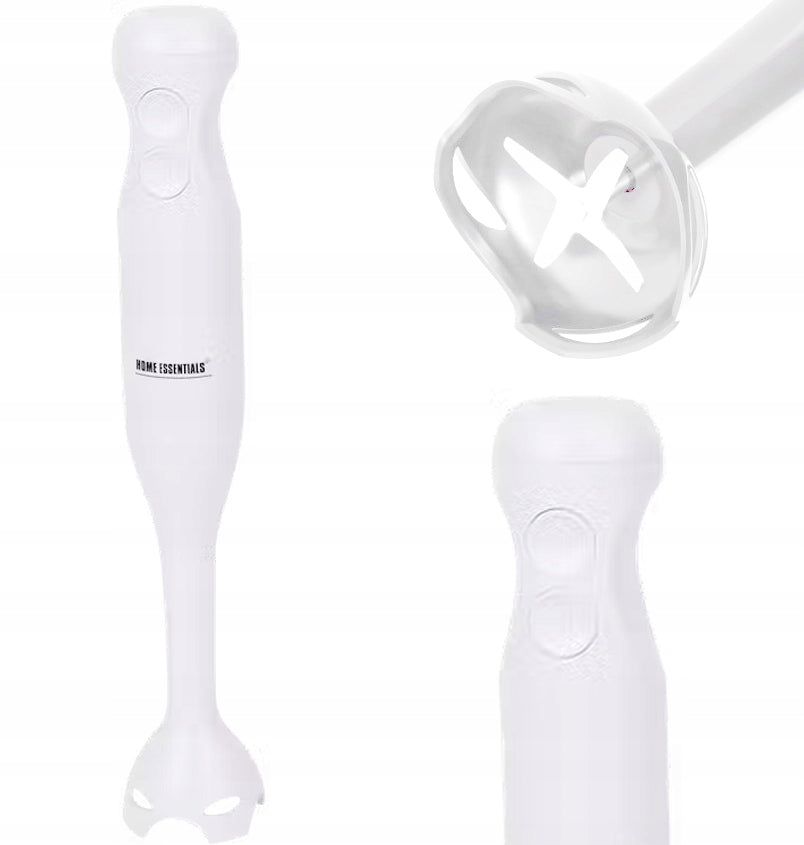 Hand Blender Multi Function Mixer Shredder White 350W 2Speed Modes