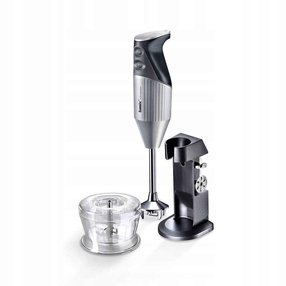 Hand Blender Multifunction Bamix DeLuxe M160 Adjustable Speed Silver Brand Bamix