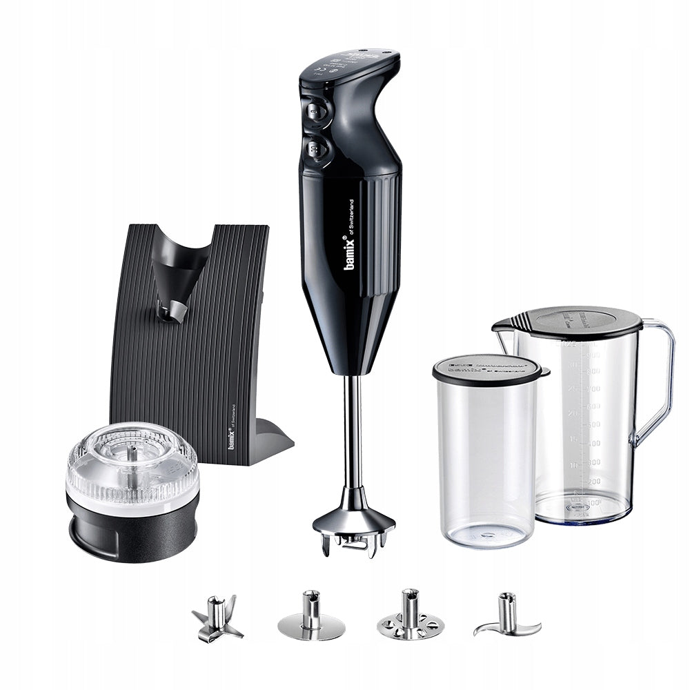 Hand Blender Multifunctional Bamix SwissLine Adjustable Speed Black