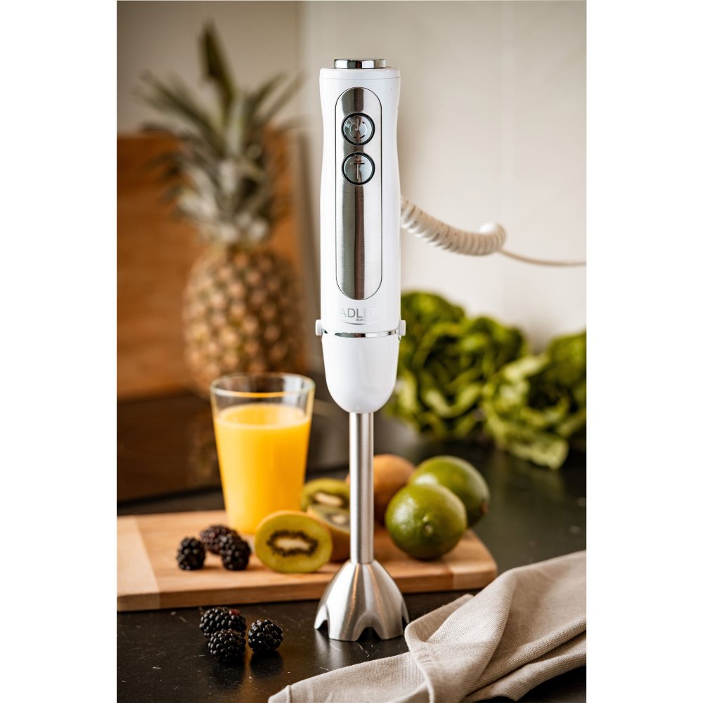 Hand Blender POWERFUL 1500W Speed Control Twisted Cord 180cm WHITE Brand no brand