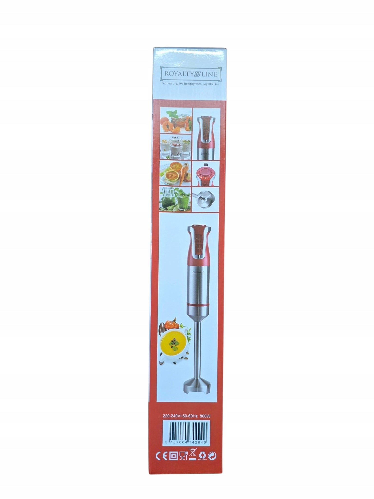 Hand Blender Powerful 800W Multifunctional Mixer Function TURBO Crushes Ice Packaging status original
