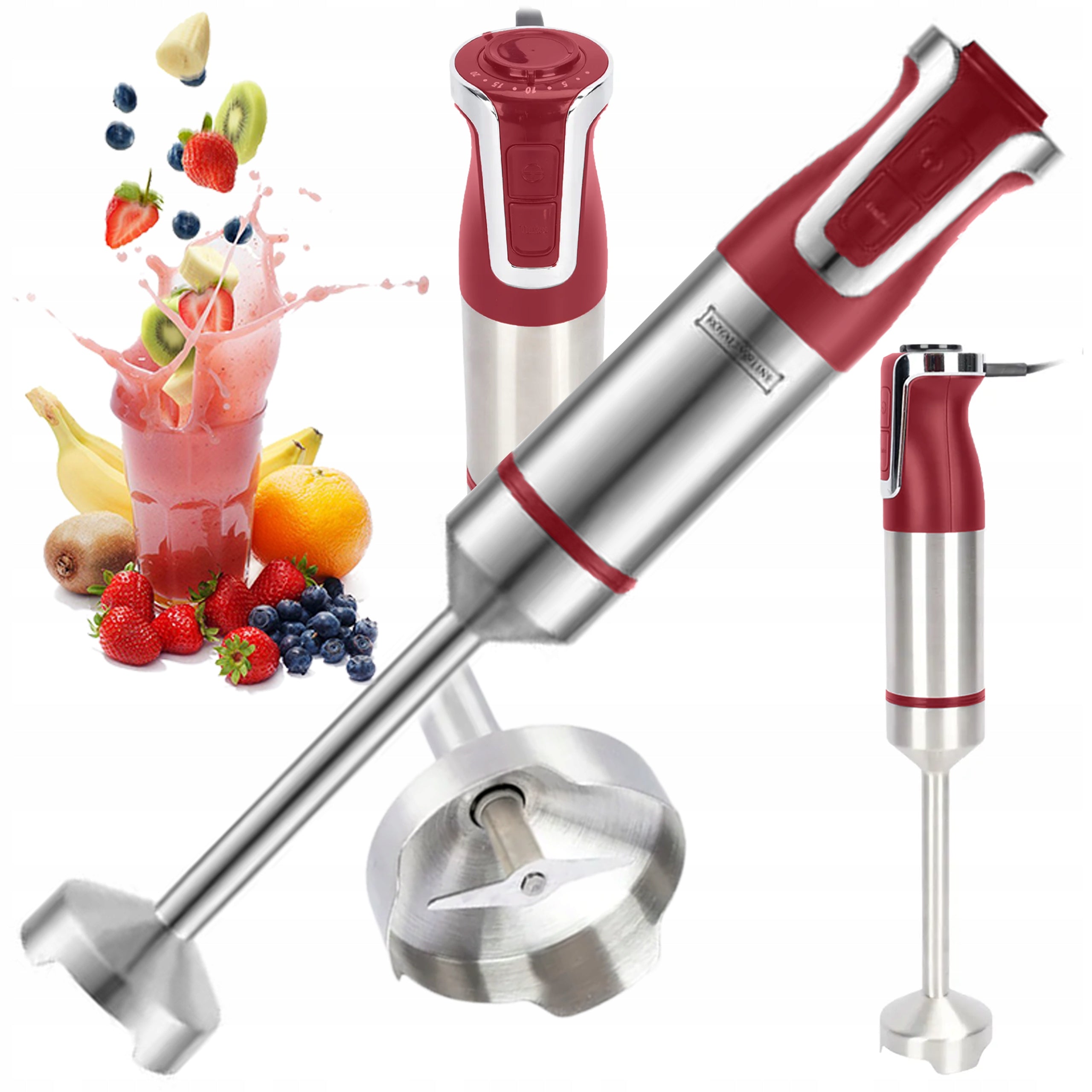 Hand Blender Powerful 800W Multifunctional Mixer Function TURBO Crushes Ice