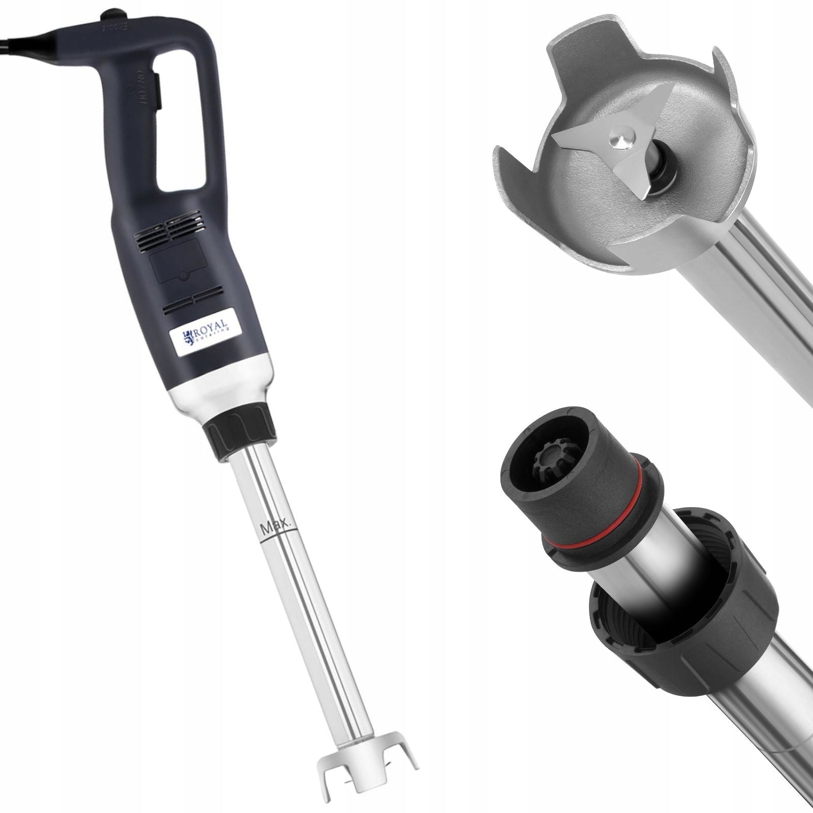 Hand Blender Royal Catering RCSM-350-300 350 W black / 10010393 Manufacturer code 5906333316915