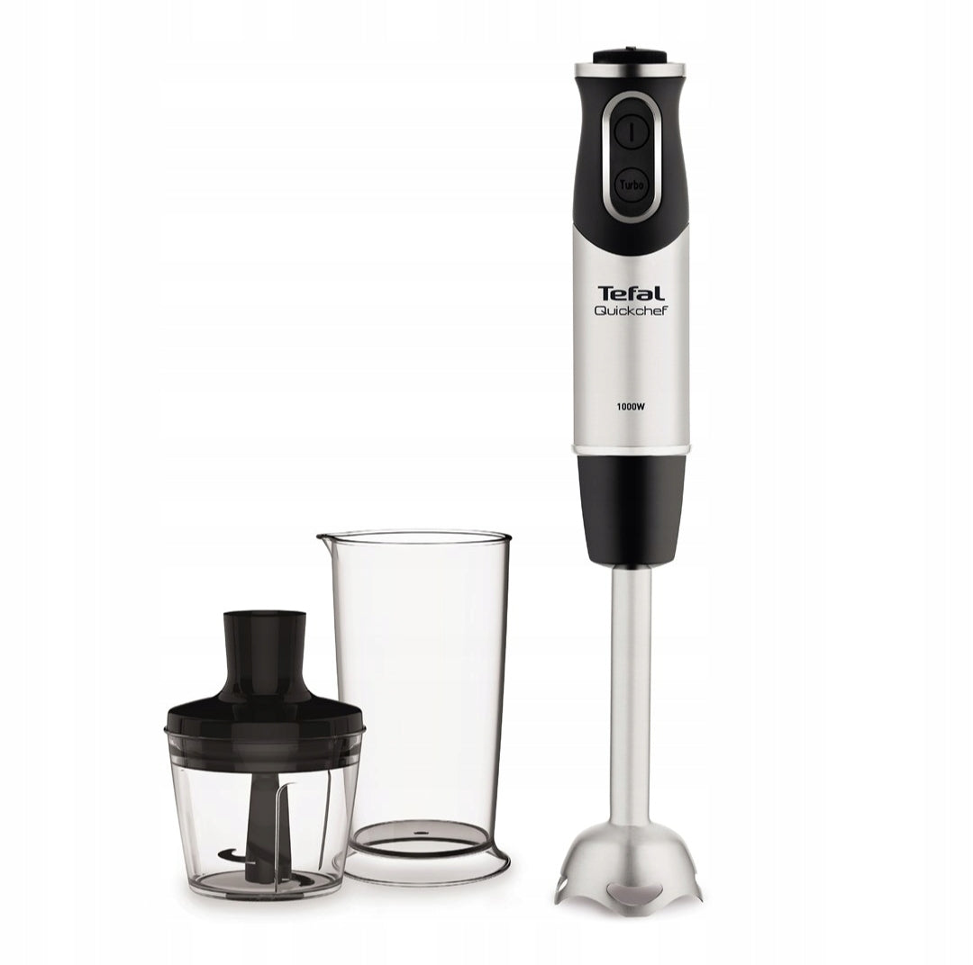 Hand Blender TEFAL QUICKCHEF HB6598 Steel Blades 1000 In 2 in 1