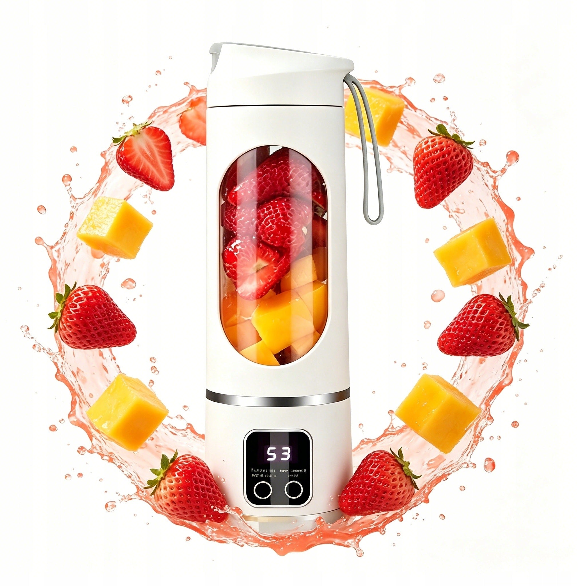 Hand Blender for Fruit, Small and Portable 7,4V
