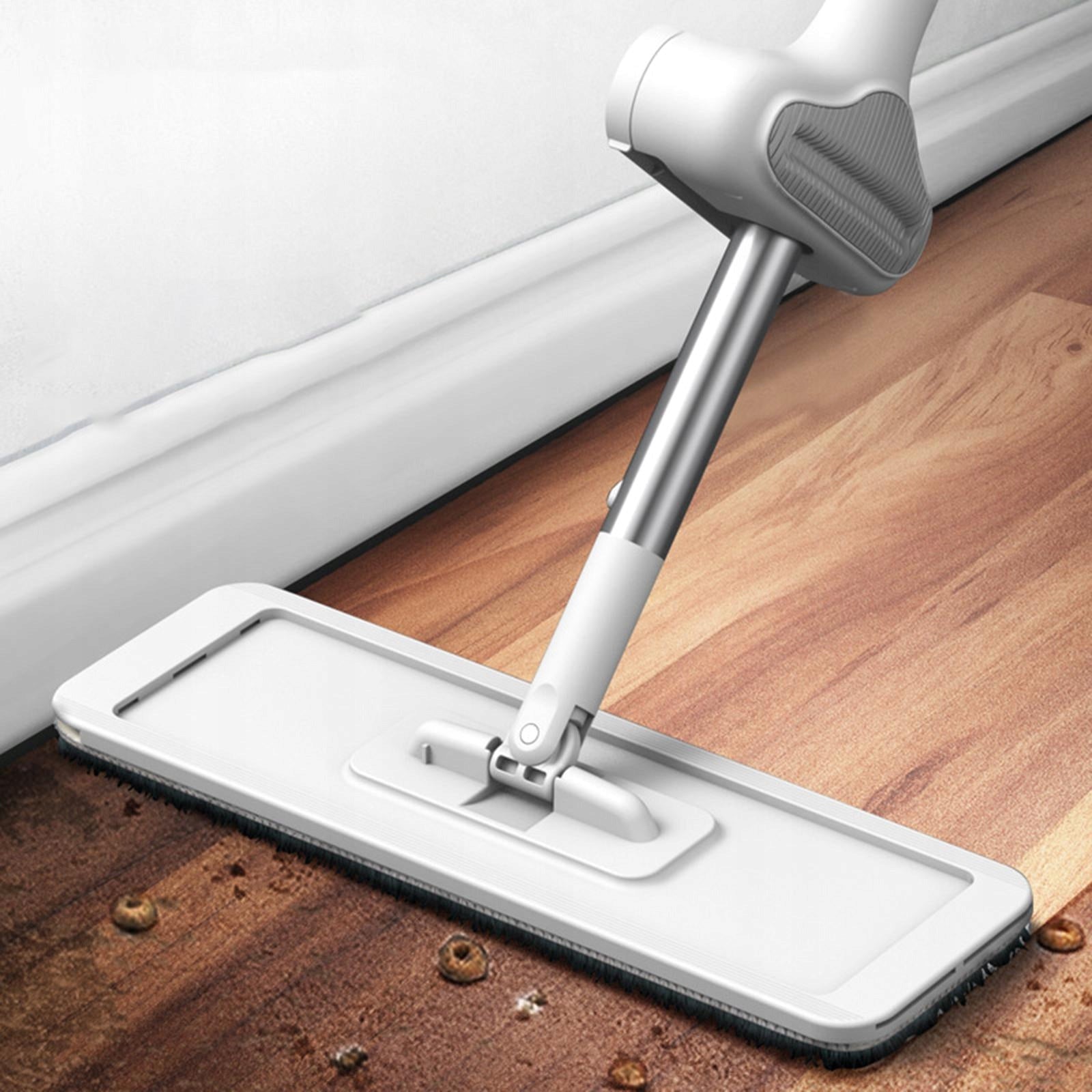 Hand Free Flat Mop Flexible Cleaning Tools Slim for 38CM Cloth Bucket Model Czyszczenie pod rozkładaną sofą Narzędzia do
