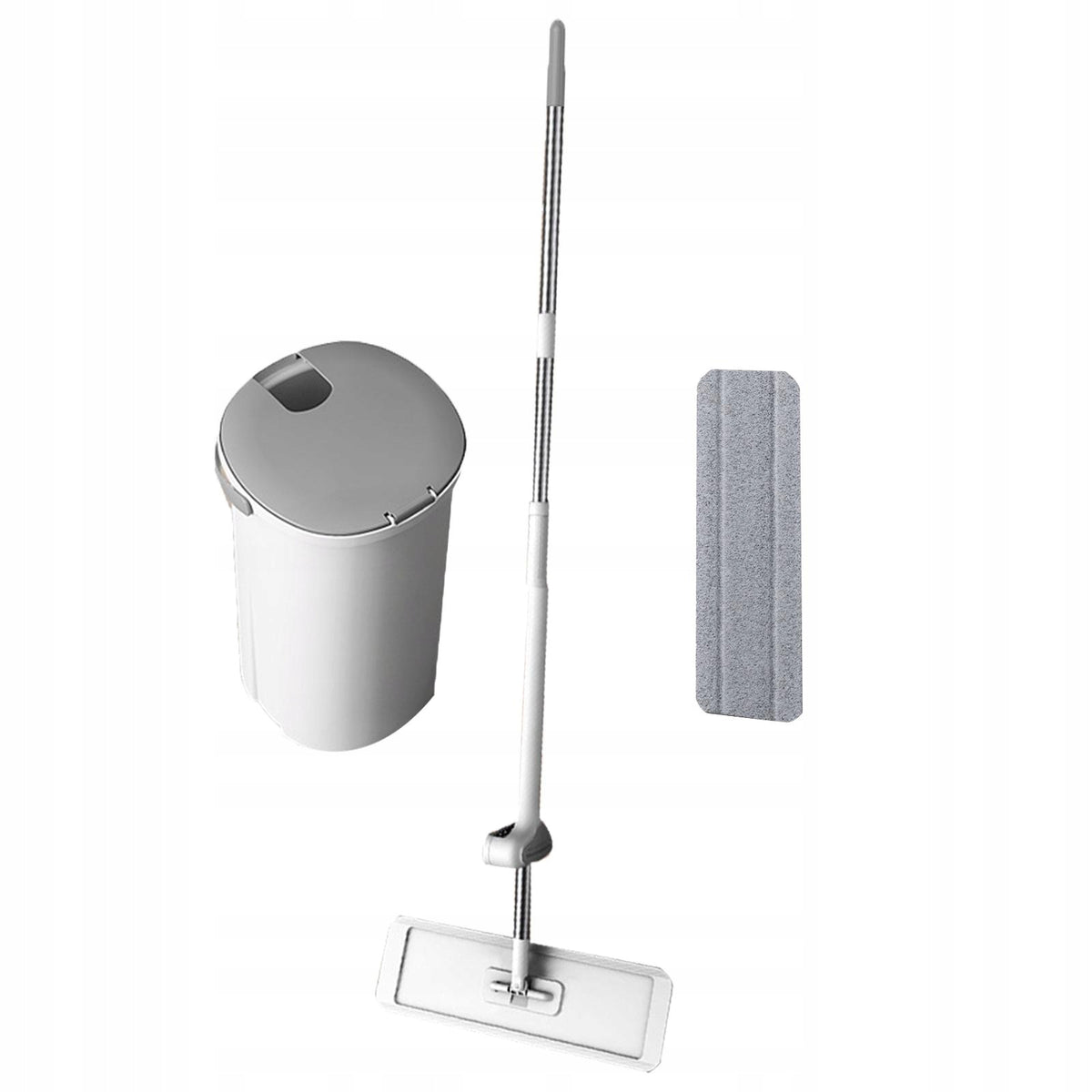 Hand Free Flat Mop Flexible Cleaning Tools Slim for 38CM Cloth Bucket