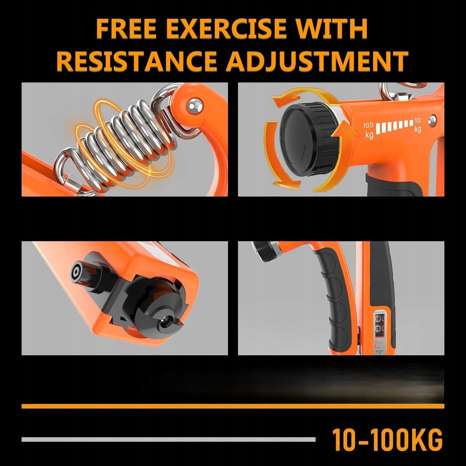 Hand Grip Strength Trainer Kits (5 Pack) Adjustable Resistance Forearm Brand no brand