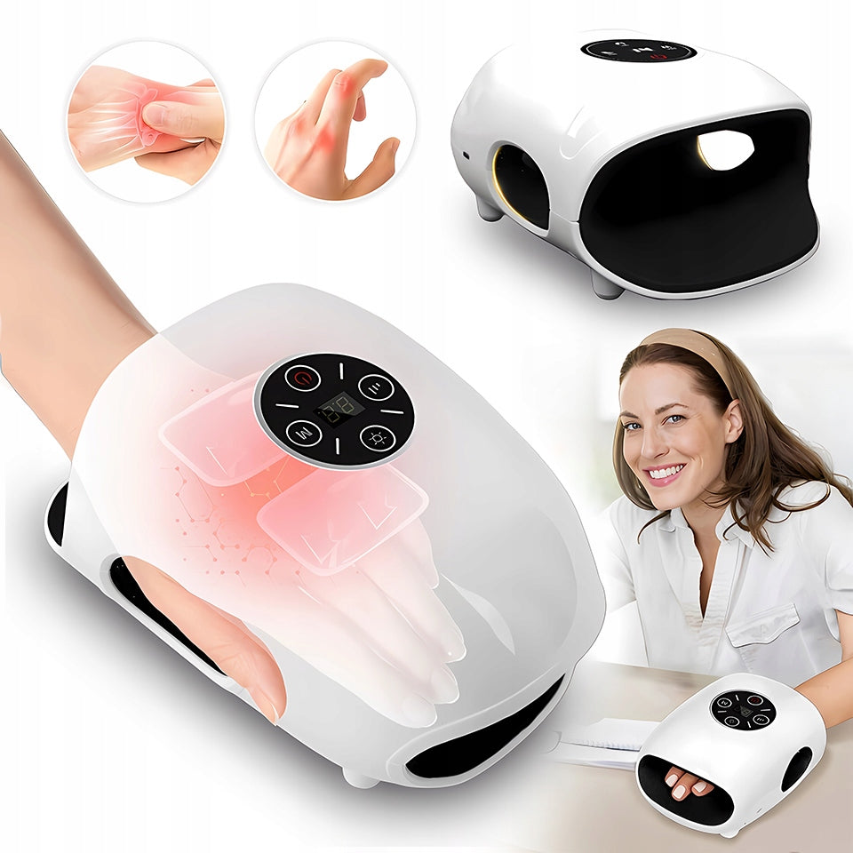 Hand Massager Wrist Massager with Vibration Compression Heating for Gift Brand no brand