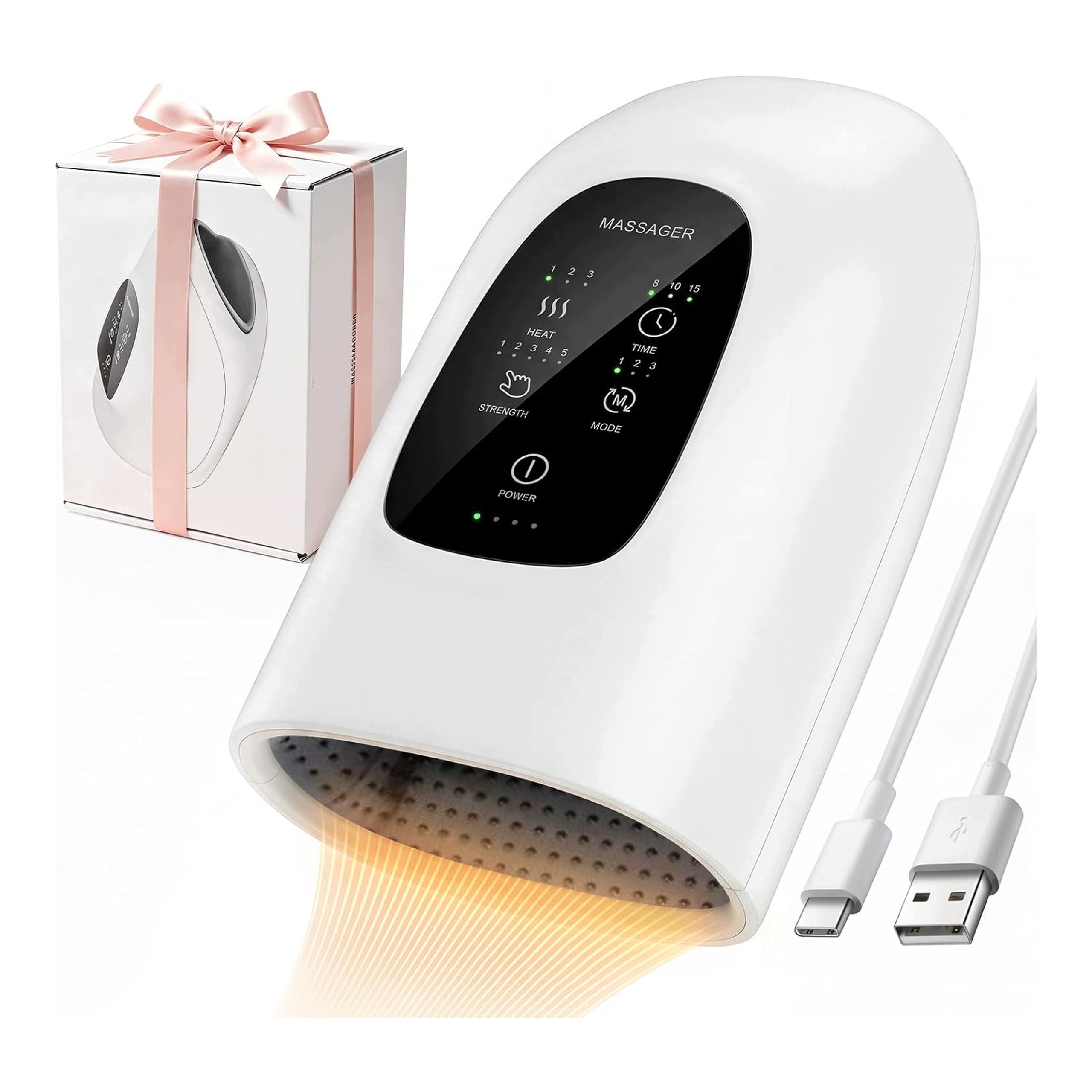 Hand Massager with Heat Pressure Massage Gloves for Arthritis