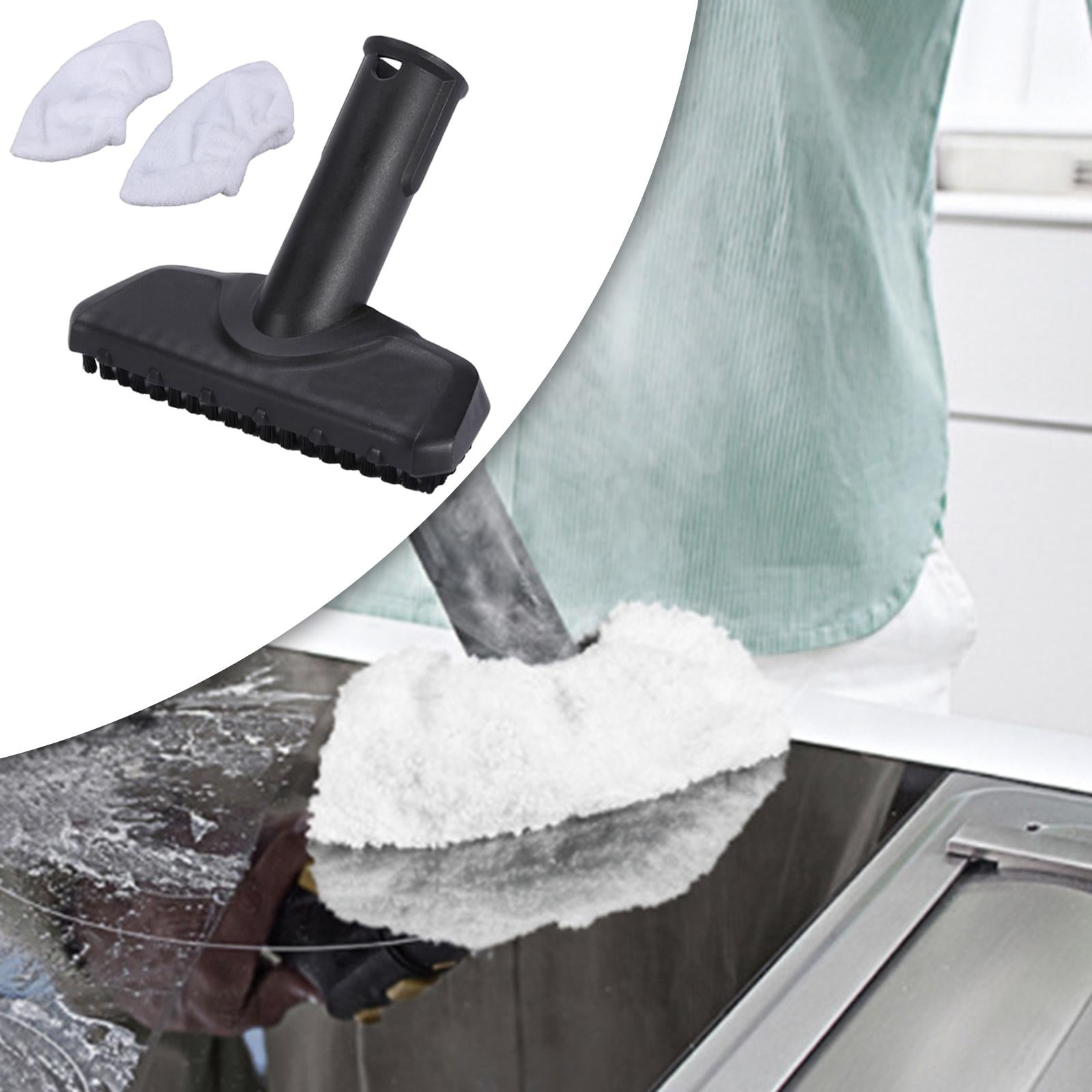 Hand Nozzle Brush with Microfiber Cloth Set Cleaning Brushes for Cleaners Brand no brand