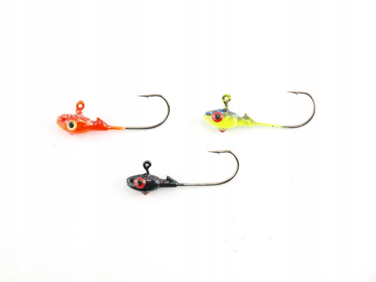 Hand Painted Mini Jig Head - 3 Pieces