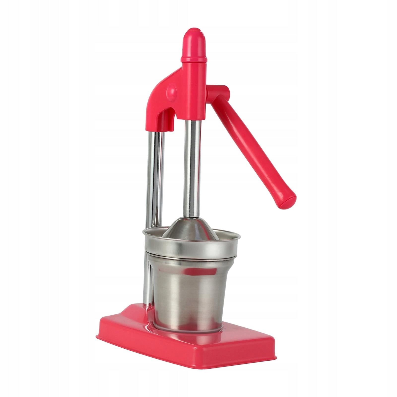 Hand Press Fruit Juicer Easy to Clean Juicer Press Countertop Squeezer Red Brand no brand