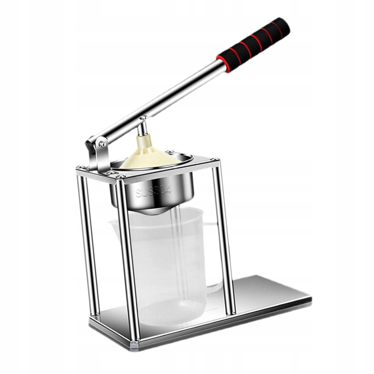 Hand Press Juicer Machine Heavy Duty Stainless Steel Orange Lime flat head Packaging status original