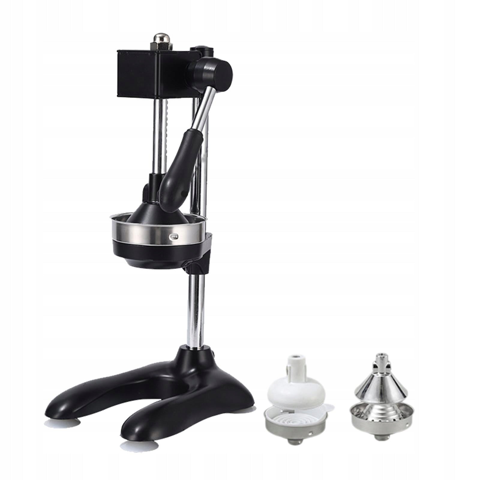 Hand Press Juicer Machine Stainless Steel Professional Countertop black Dominant color black