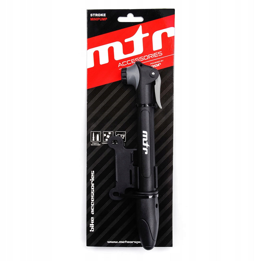 Hand Telescopic Handheld Bicycle Pump with Frame Holder Lightweight Meteor Brand Meteor