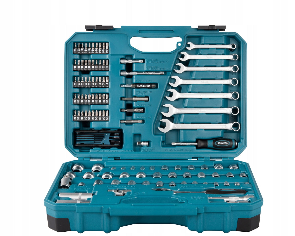Hand Tool Set 120 Parts Makita E-06616 Case Manufacturer code E-06616