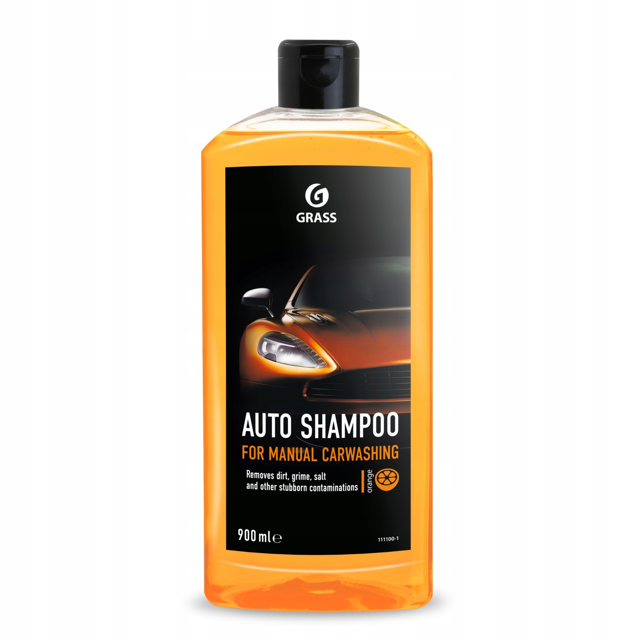 Hand Wash Car Shampoo 900ml GRASS Universal Orange Packaging status original
