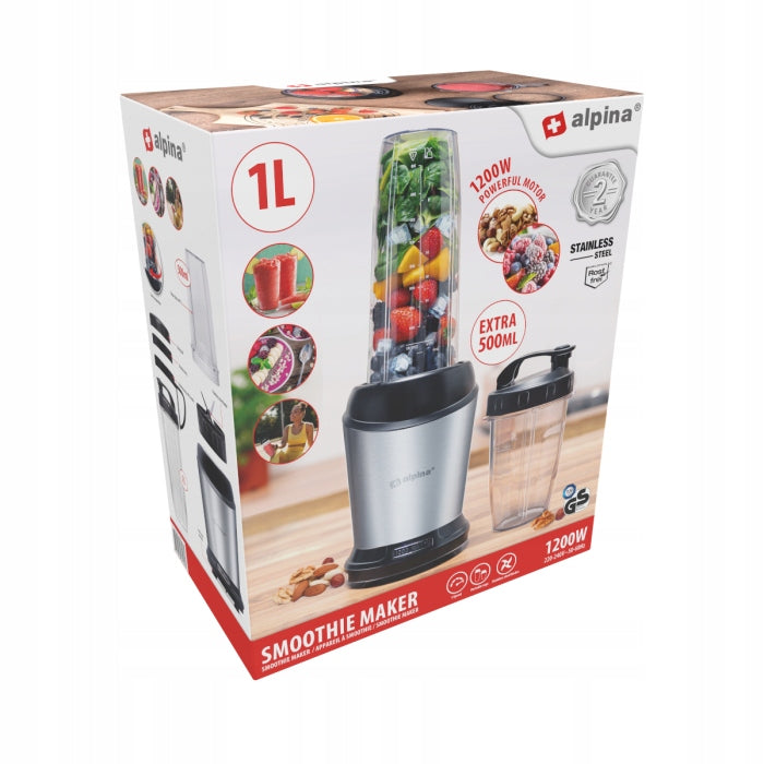 Hand blender Alpina 1200W 1200 W silver/grey Manufacturer code 8711252474489