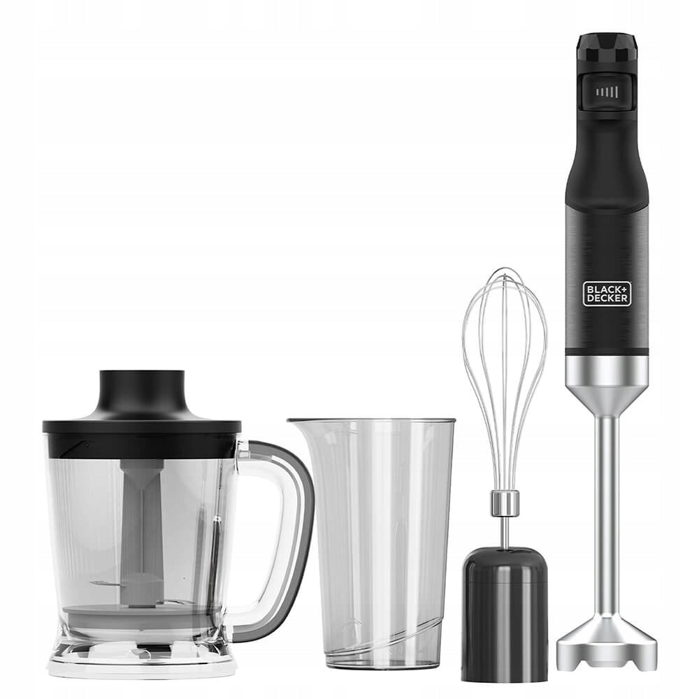 Hand blender Black&Decker BXHBA1501E 1500 W silver/grey