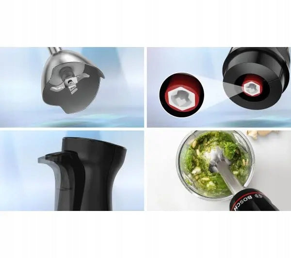 Hand blender Bosch MSM4B621 1000W + Shredder + Whipping tip Packaging status original
