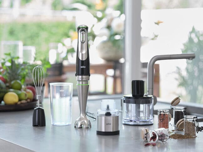 Hand blender Braun MQ 9138 XI 1200 W black Additional features Ergonomiczny uchwyt