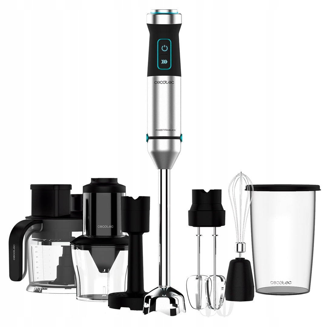 Hand blender Cecotec Power TitanBlack 1500 XL TotalMix