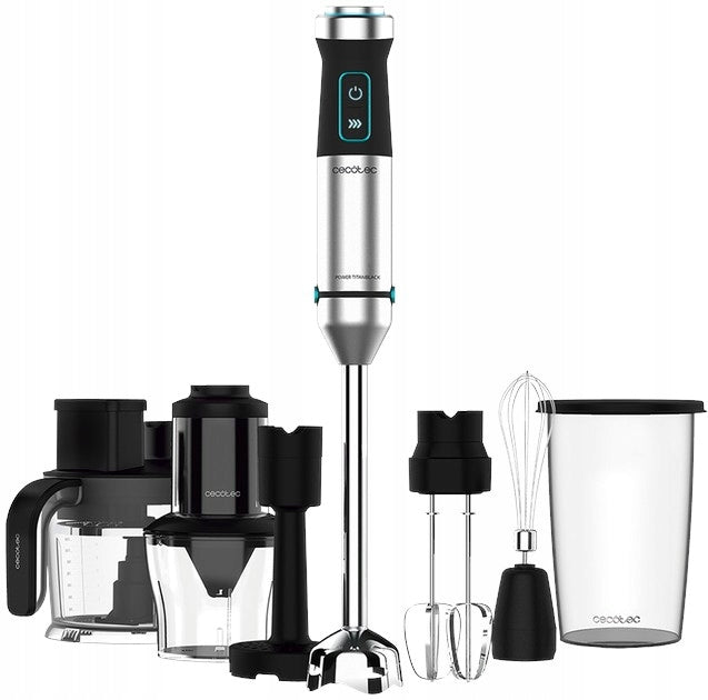 Hand blender Cecotec Power TitanBlack 1500 XL TotalMix