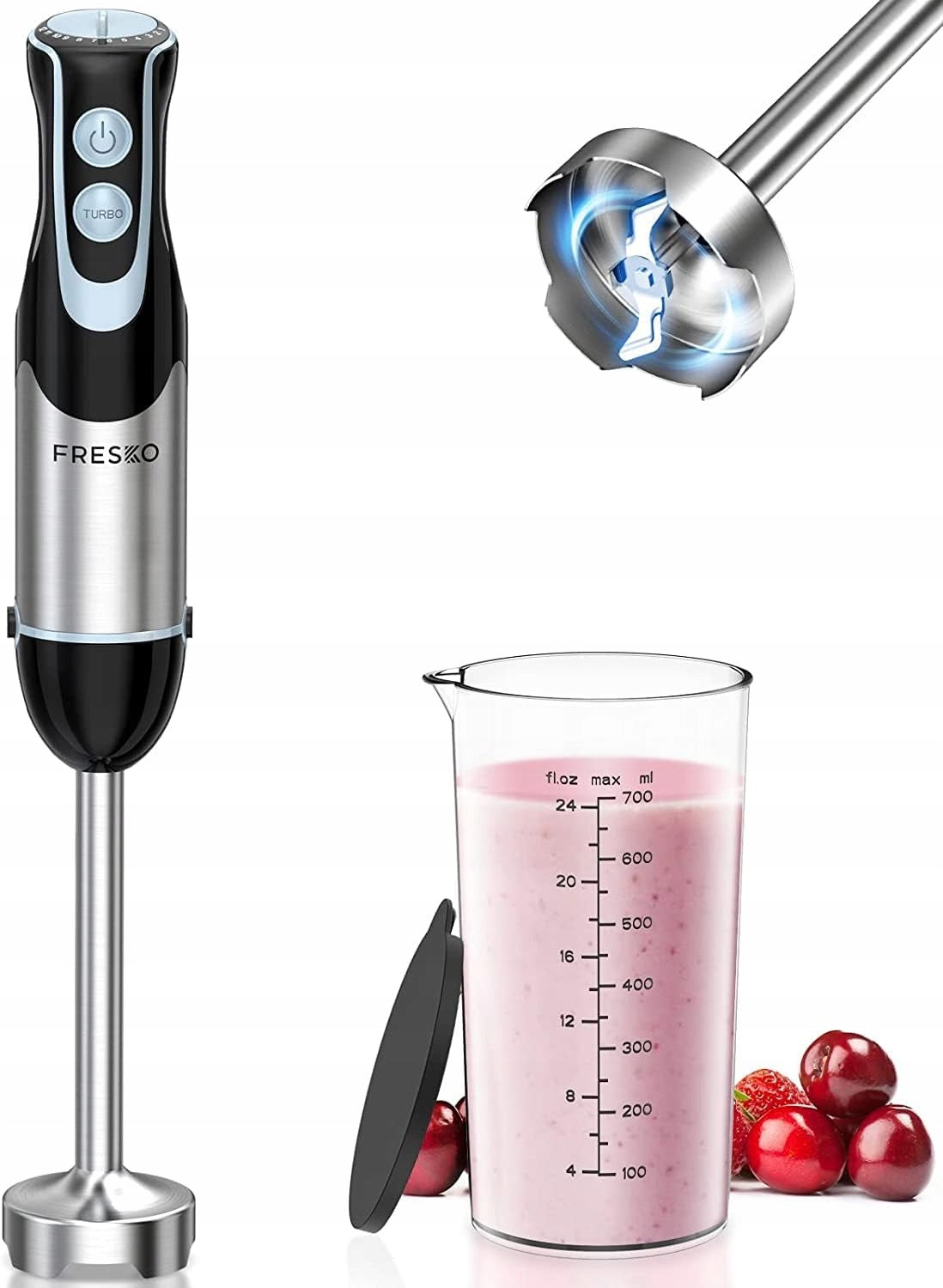 Hand blender Fresko HB3205H 1000 W silver/grey