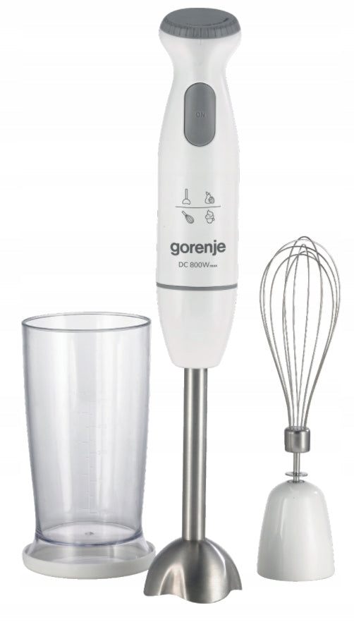 Hand blender Gorenje HBC802QW 800W with beater shredder container 0,5l