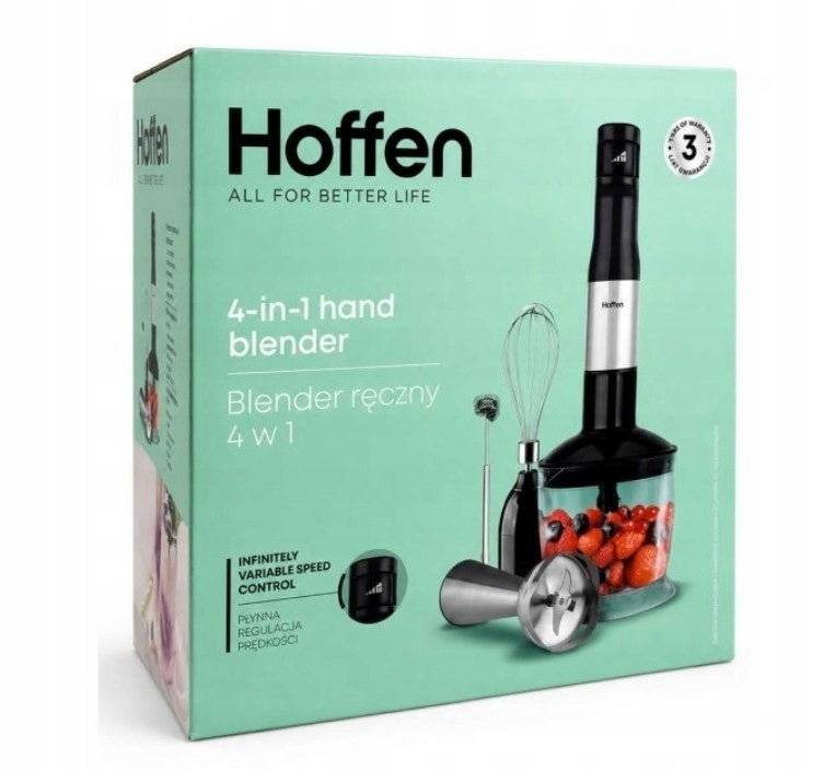 Hand blender Hoffen HB-6051-2 1200 W black Brand Hoffen