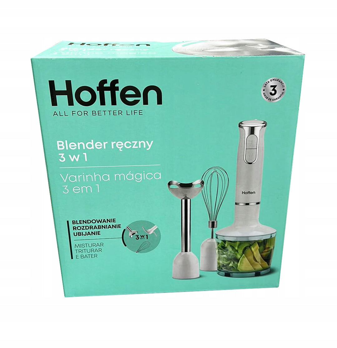 Hand blender Hoffen HB809-800 800W white set Brand Hoffen