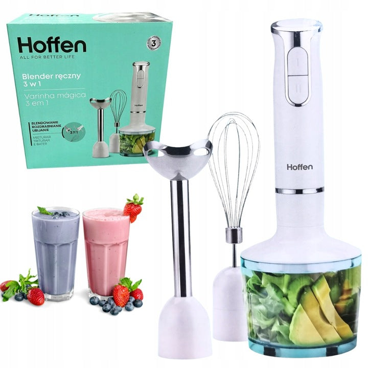 Hand blender Hoffen HB809-800 800W white set