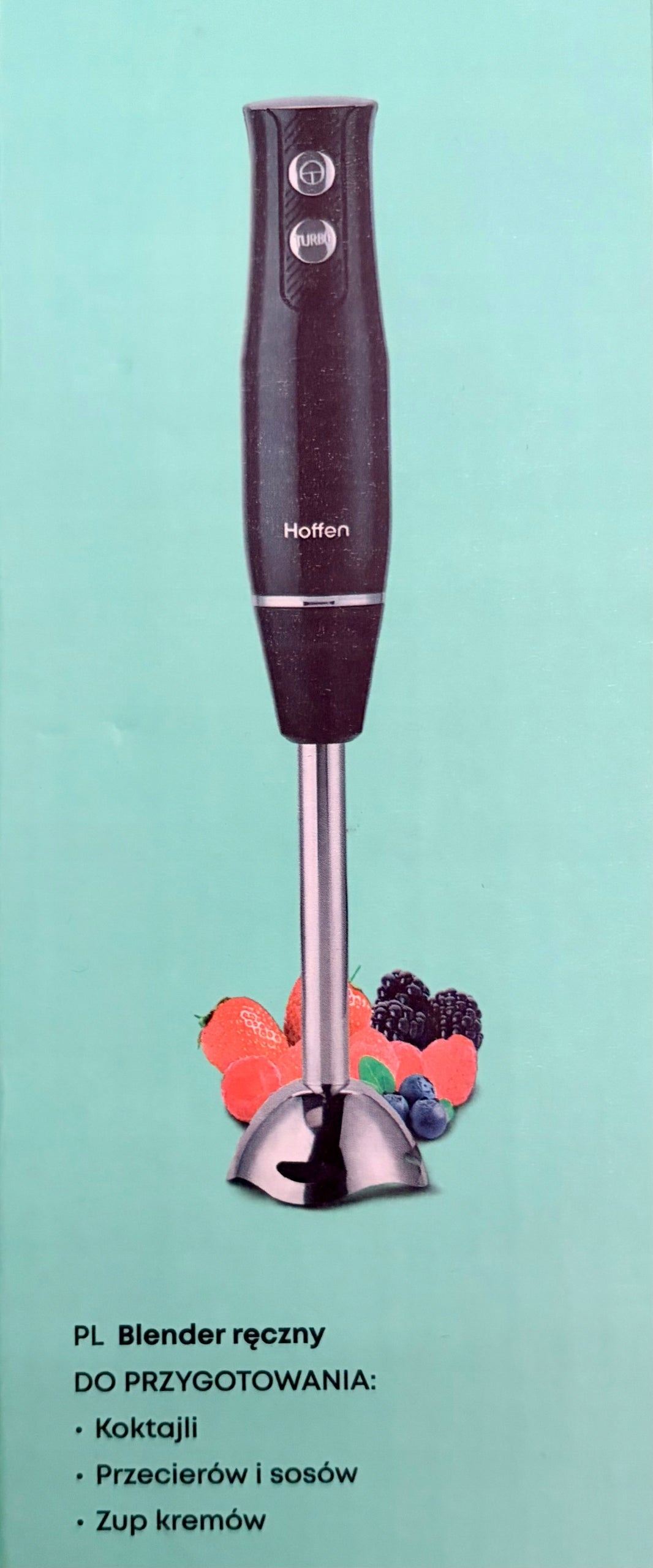 Hand blender Hoffen HO-00146 600 W black Manufacturer code ZZ-1532