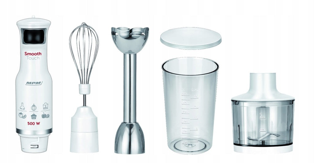 Hand blender MPM White 0.6 l 500 W MBL-28 Power rating 500 W