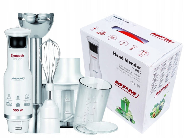 Hand blender MPM White 0.6 l 500 W MBL-28