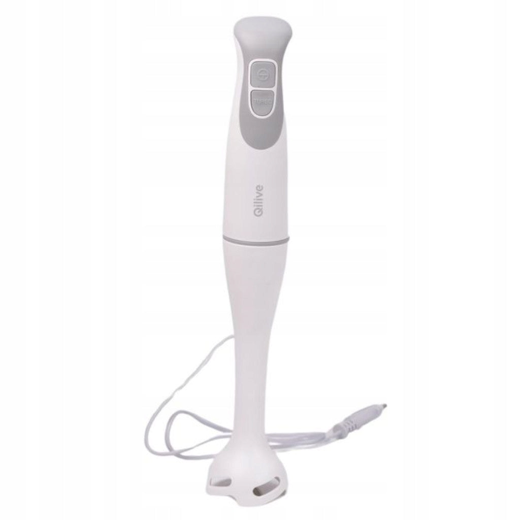 Hand blender Qilive Q.5506 350W white with Turbo function removable foot Manufacturer code Q.5506