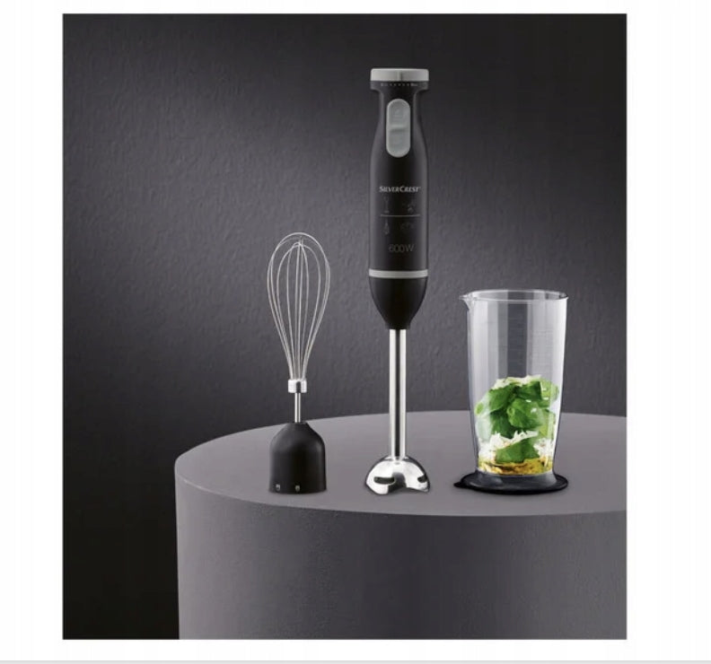 Hand blender SilverCrest ssms 600 e5 600 W black