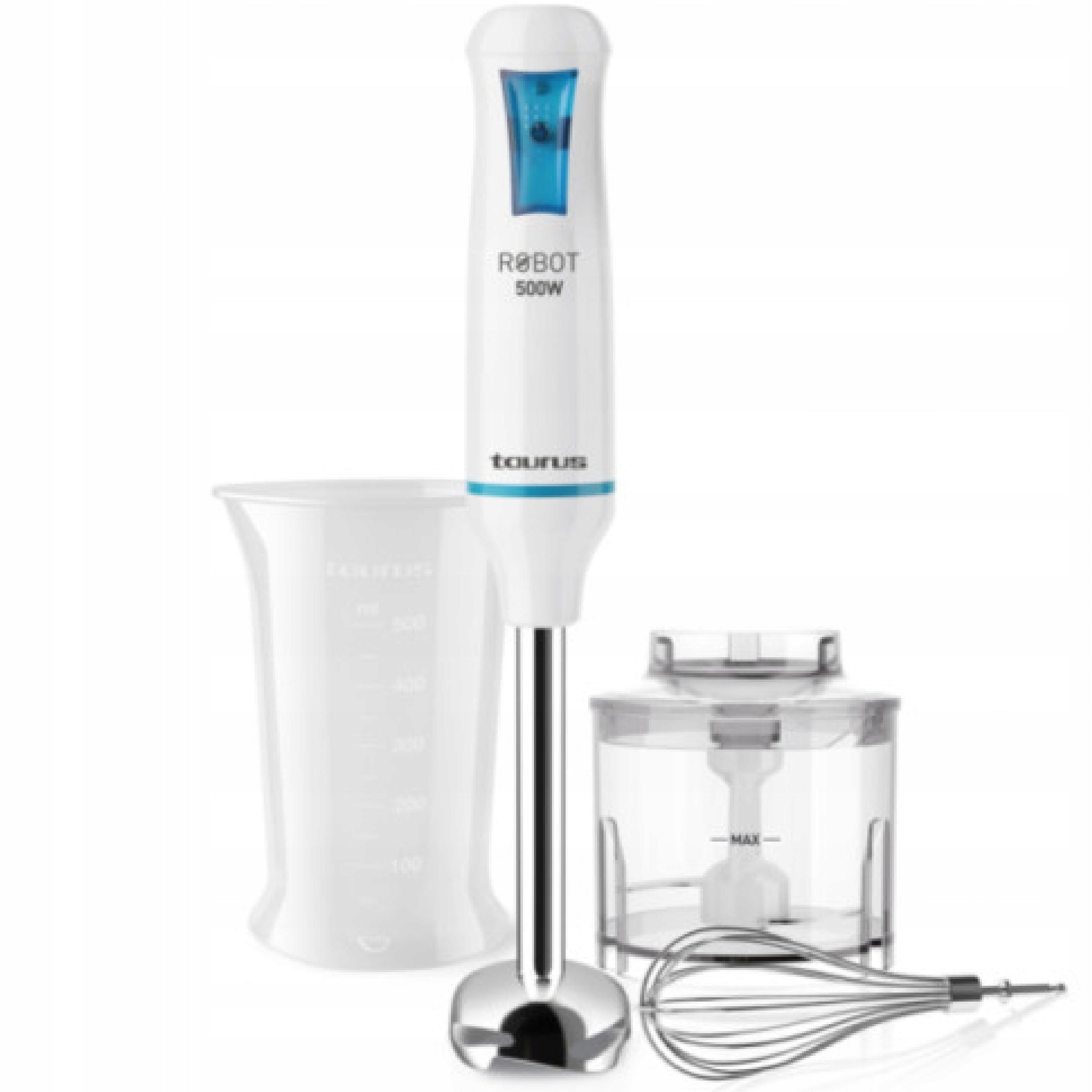 Hand blender Taurus Robot Unic 500 Plus Inox 3-in-1 blender set NEW