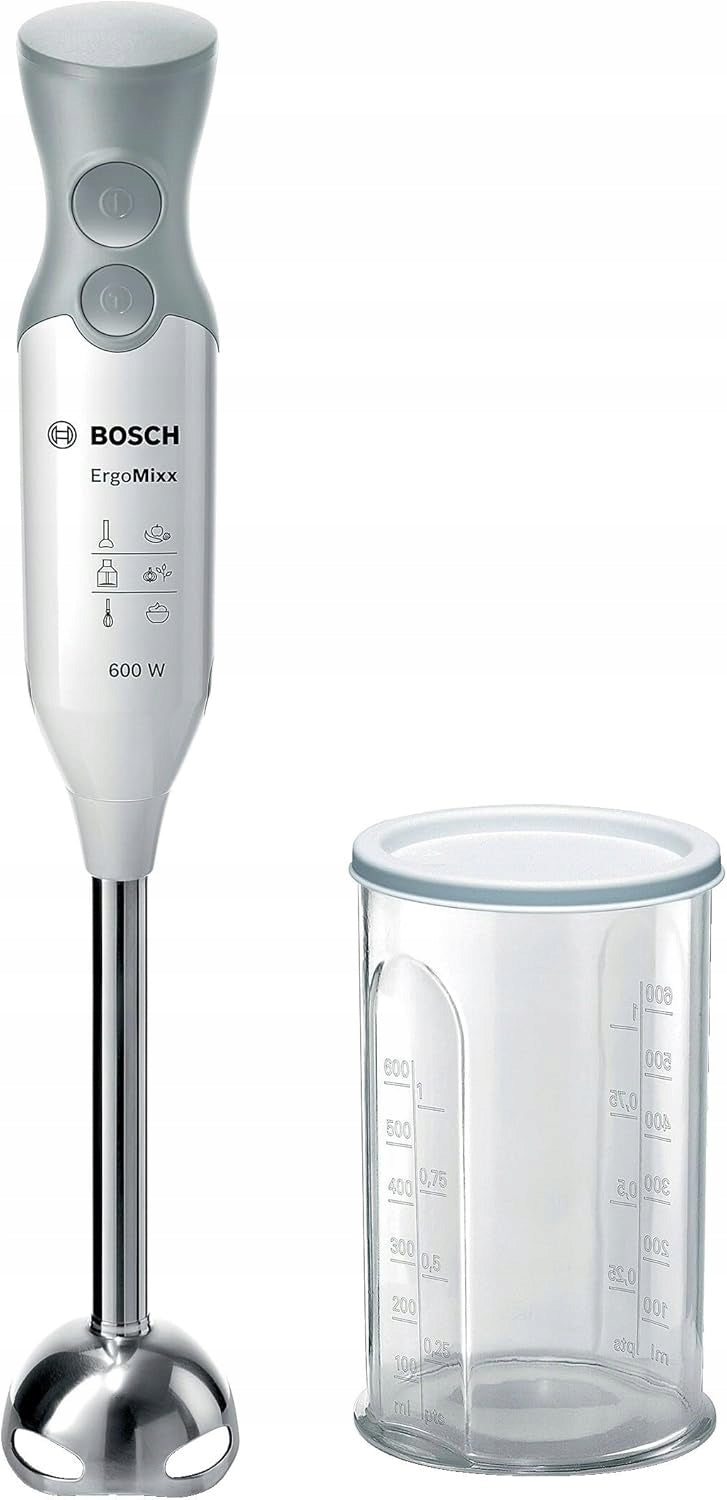 Hand blender for smoothie Bosh ErgoMixx 600 W white-grey