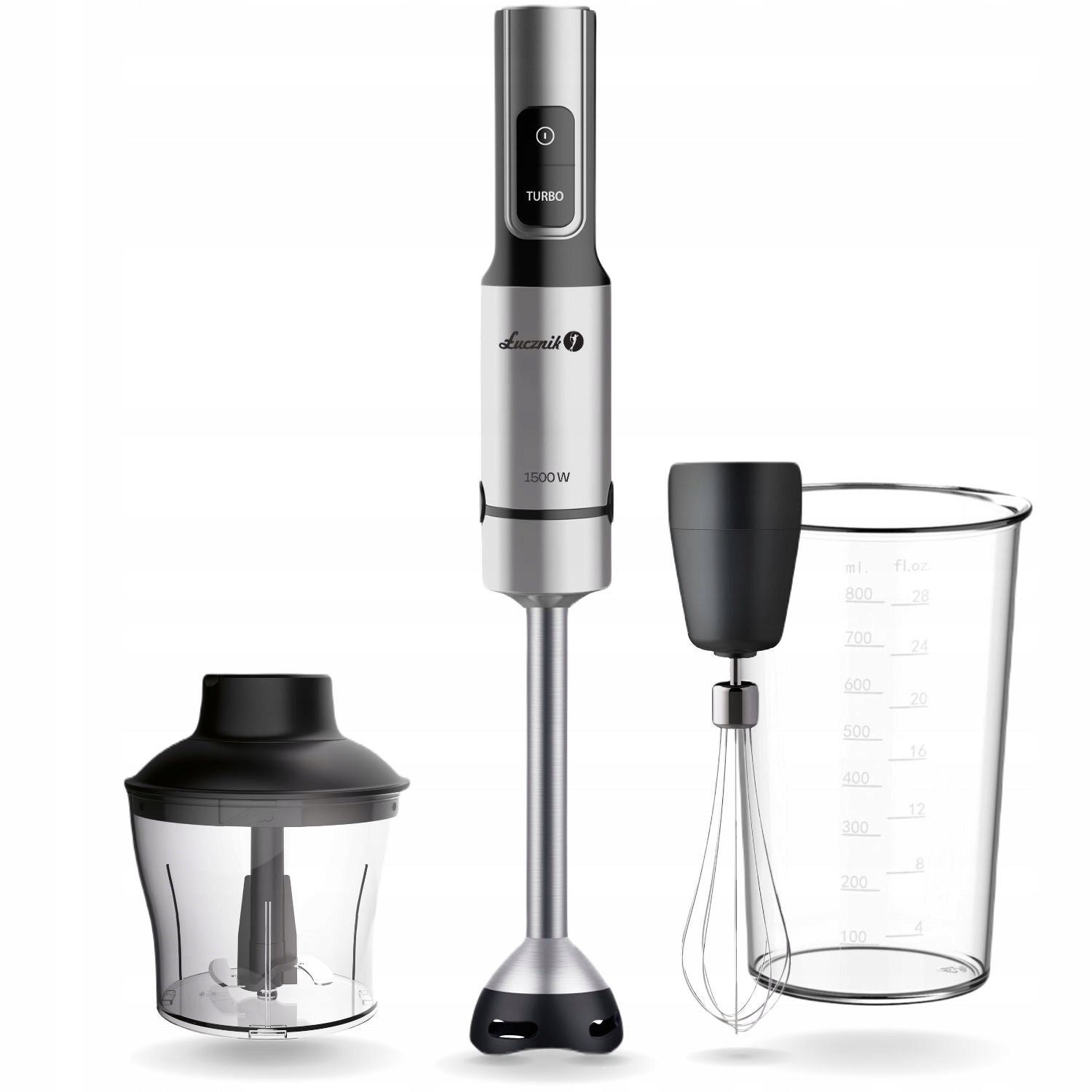 Hand blender Łucznik JK-1500 1500W shredder container beater Delux EAN (GTIN) 5902022185206