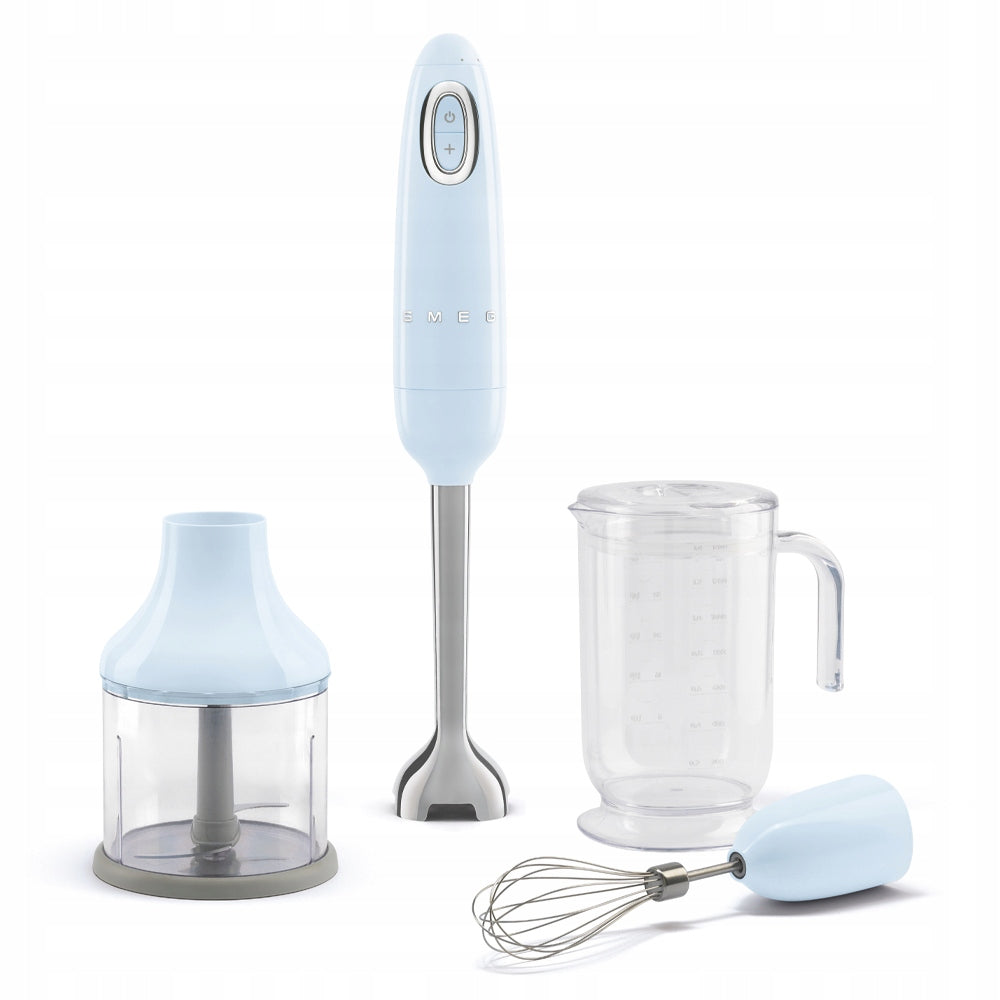 Hand blender with accessories Smeg HBF03PBEU Pastel blue