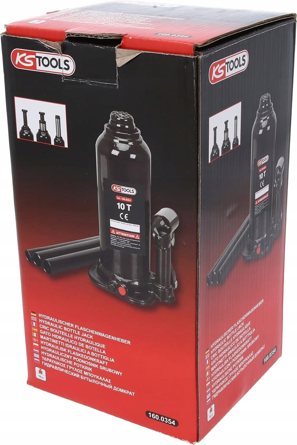 Hand-held point lift KS Tools 160.0354 Lifting capacity 10000 kg