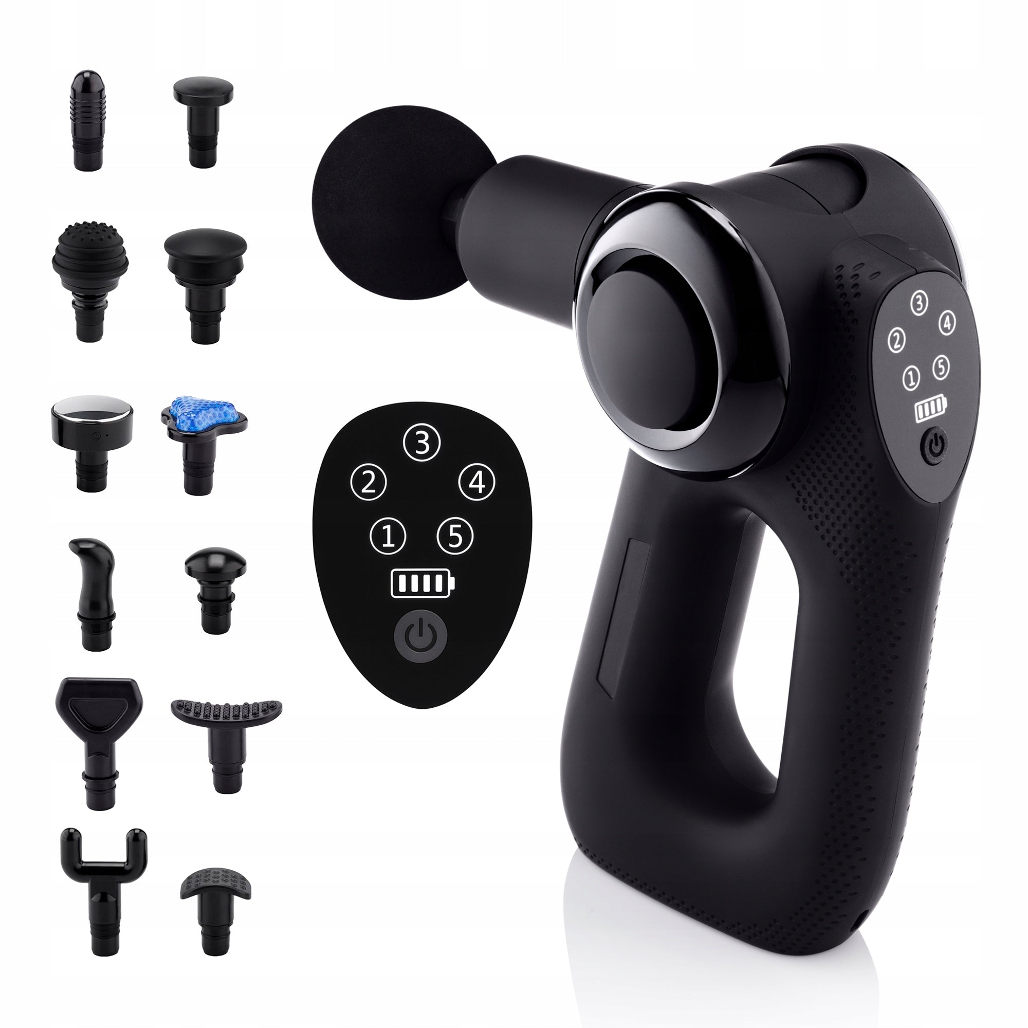 Hand massager massage gun Medivon Gun Titanium Pro black